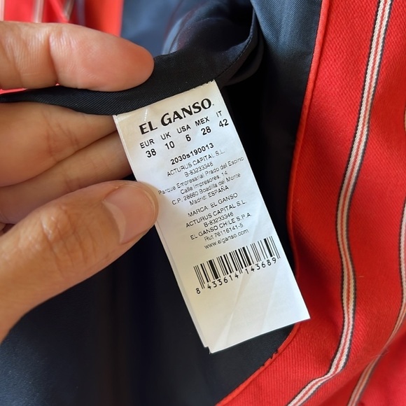 El Ganso Striped Jacket - Picture 8 of 9